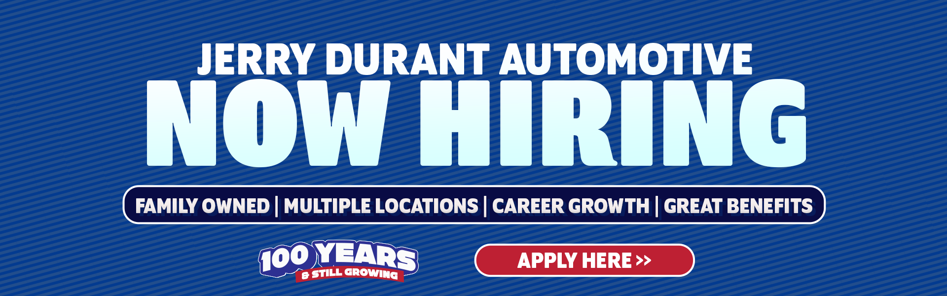Now Hiring at Jerry's Chevrolet of Burleson