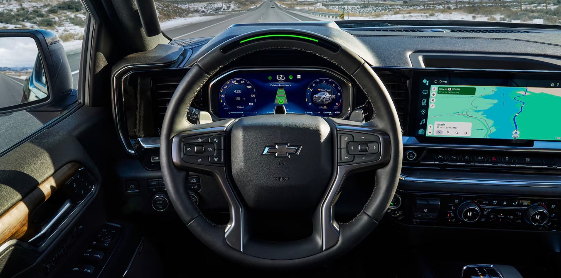 Interior of new 2026 Chevy Silverado 1500 in Burleson, TX