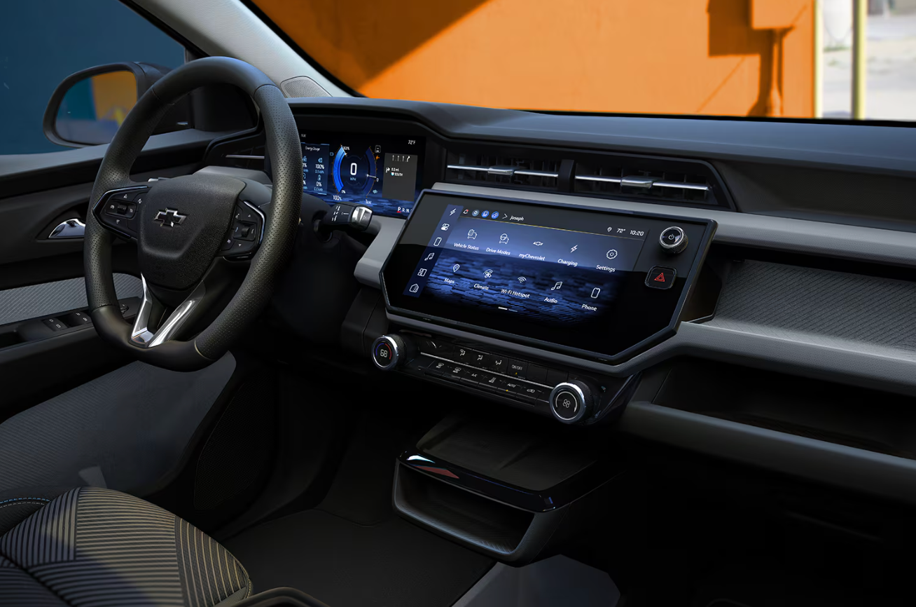 Touchscreen of new 2027 Chevy Bolt near Fort Worth, TX