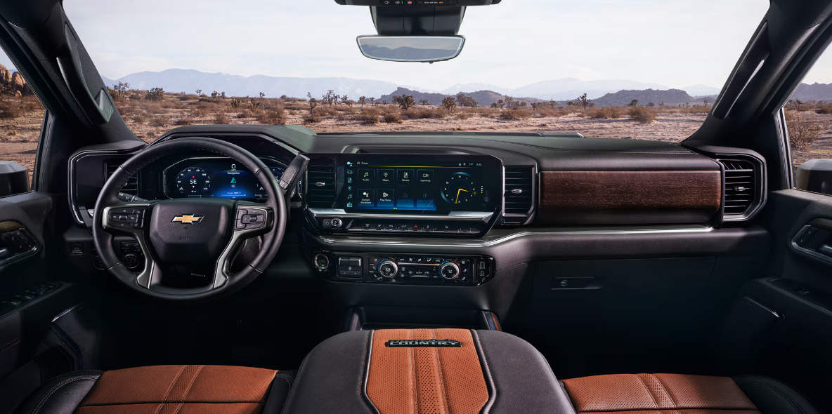 Dashboard of 2026 Silverado 2500HD for sale near Fort Worth, TX