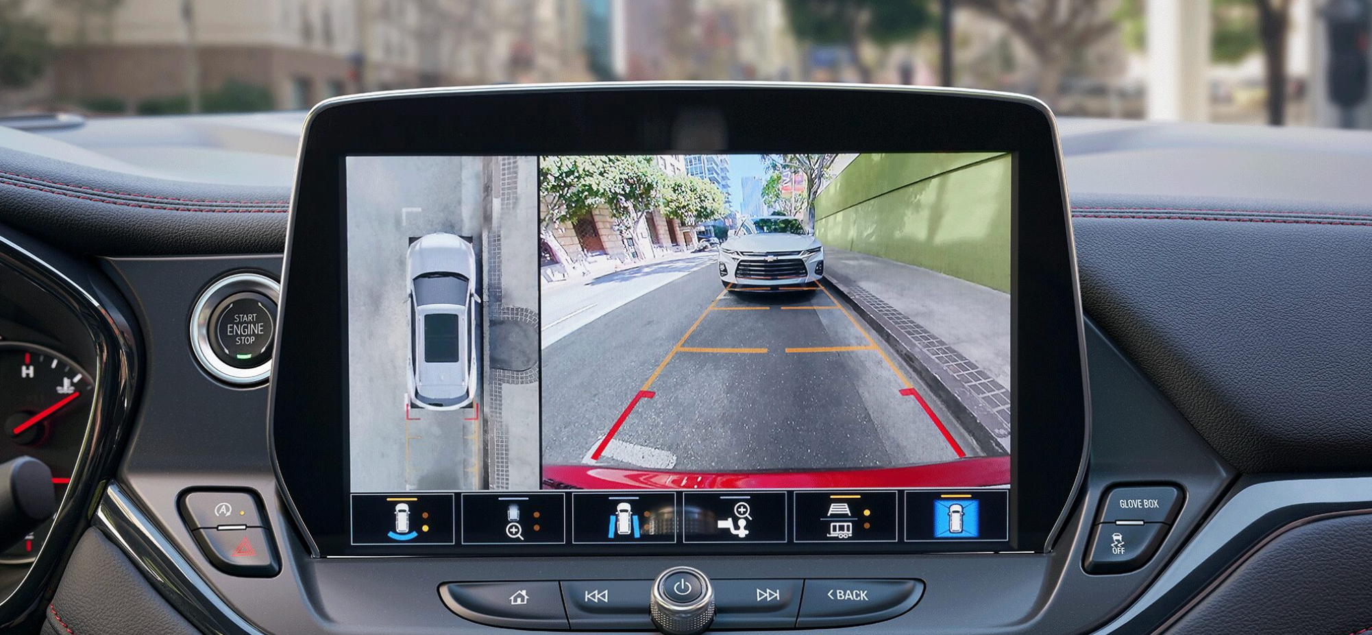 Touchscreen of 2026 Chevrolet Blazer for sale near Fort Worth, TX