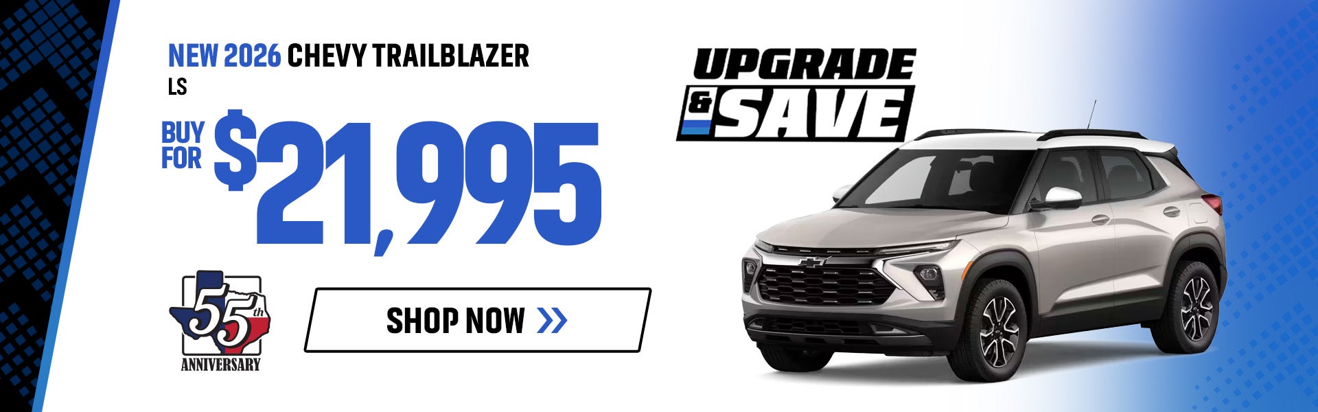 New 2026 Chevy Trailblazer Offer Burleson